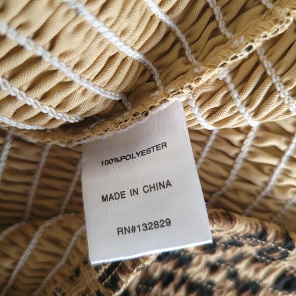 Majorelle Lexi Dress Smocked Mini Revolve Short Sleeves Ruched Bust Women XXS - Picture 10 of 11